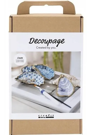 Zestaw do decoupage Muszle Ostryg Stepp