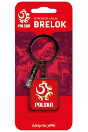 Pan Dragon Brelok Pi�ka no�na, Reprezentacja Polski - logo ILP-APN-BRE-B-02