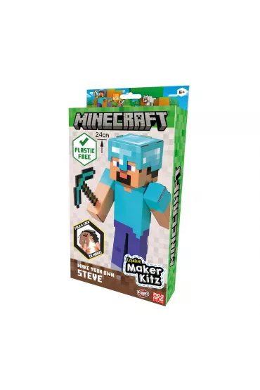 Minecraft zbuduj figurk Steve`a