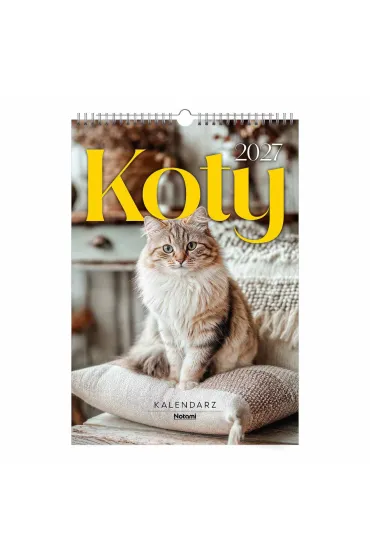 Kalendarz 2027 �cienny A3 Koty