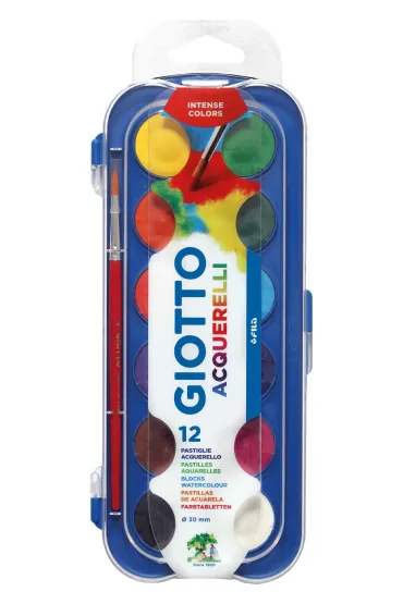Giotto Farby akwarelowe Acquerelli 331000 12 kolor�w