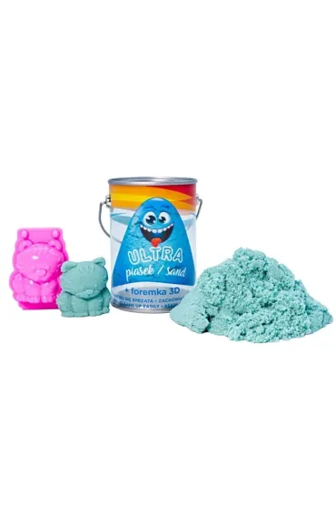 Ultra Piasek 150g turkusowy + foremka Tygrysek Epee