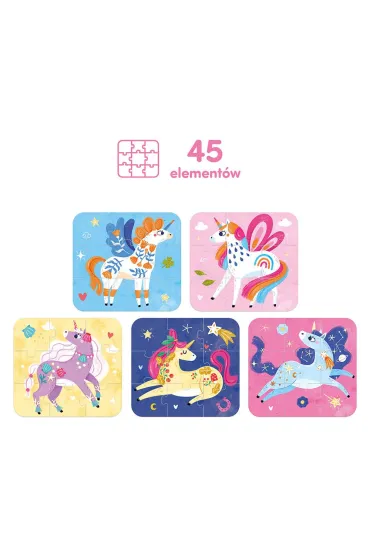 Puzzle Ba�niowe Jednoro�ce Bright Junior Media