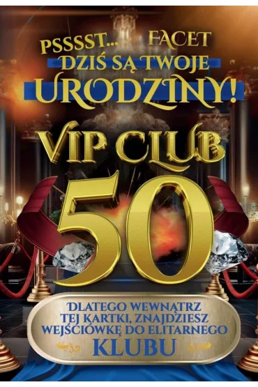 Yeku Karnet Urodziny 50 m�skie