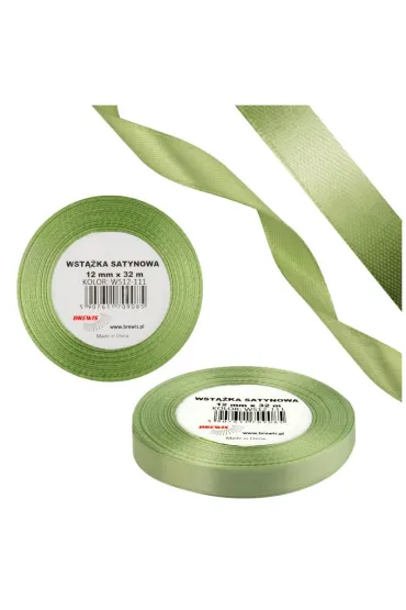 Brewis Wst��ka satynowa 12mm mi�towy pastelowy 32 m