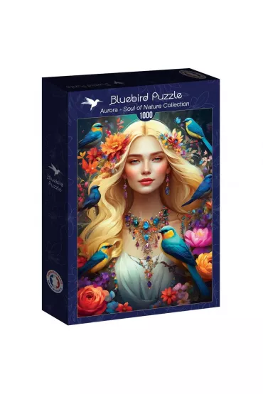 Puzzle 1000 el. Kolekcja natury - Aurora Bluebird Puzzle