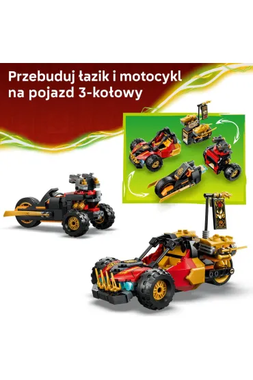 LEGO NINJAGO Wielofunkcyjne pojazdy Kaia i Cole`a 71864