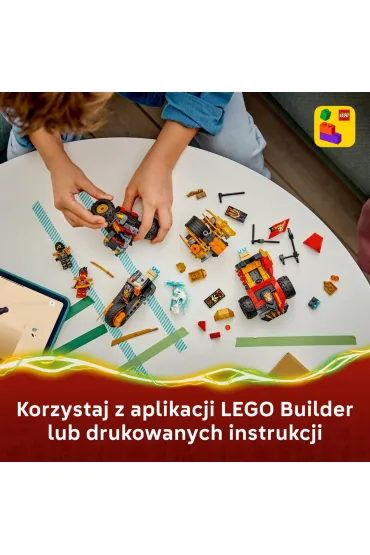 LEGO NINJAGO Wielofunkcyjne pojazdy Kaia i Cole`a 71864