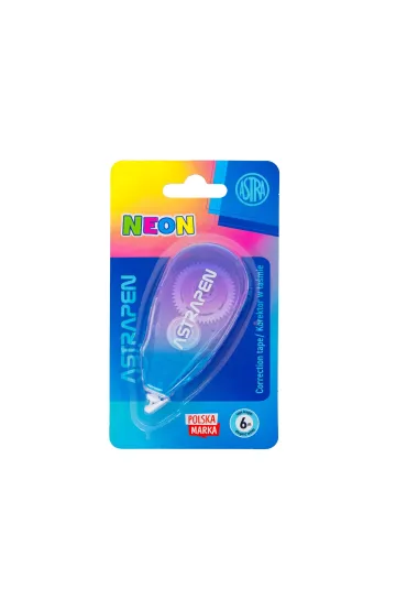 Korektor w ta�mie biurowy ASTRAPEN Neon Line blister 5 mm x 6 m