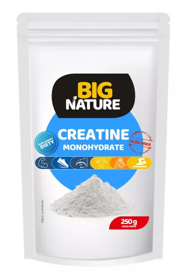 Big Nature Kreatyna Monohydrat - suplement diety 250 g