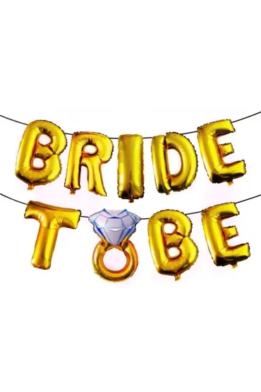 GoParty Zestaw balon�w foliowych Bride to be