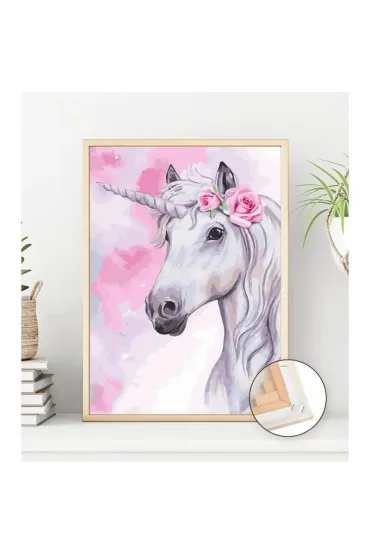Twoje Hobby Malowanie po numerach - Bia�y jednoro�ec 40x50cm