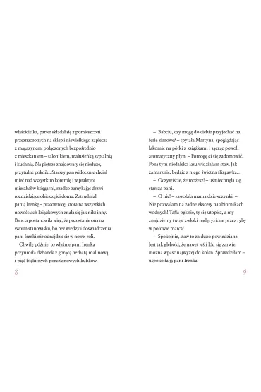 Duch z Ksi�garni pod Lasem. Du�e Litery - Agnieszka Gadzi�ska