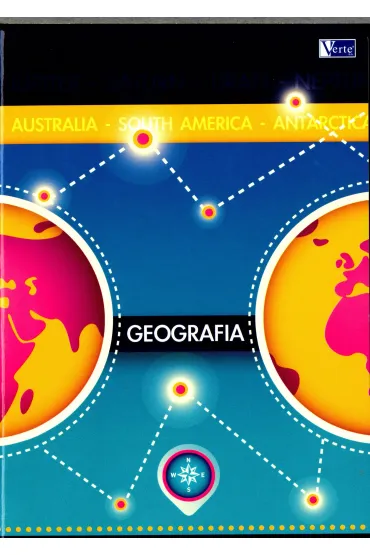 Verte Zeszyt A5 w kratk� 80 kartek Geografia kratka 80 kartek