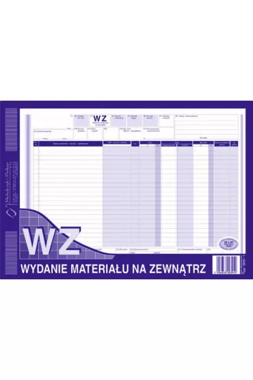 Michalczyk i Prokop Druk WZ Wydania materia��w na zewn�trz