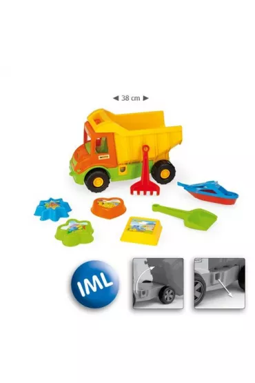 Multi Truck wywrotka z zestawem do piasku Wader