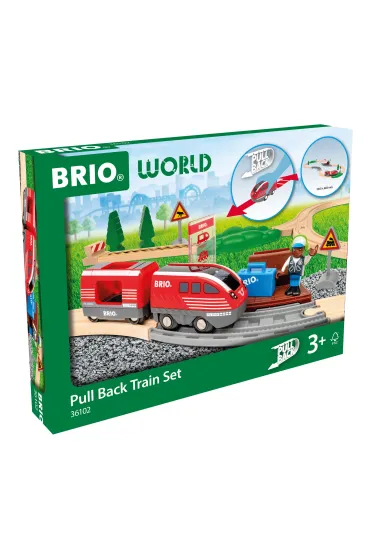 Brio Zestaw Pull Back Train Ravensburger