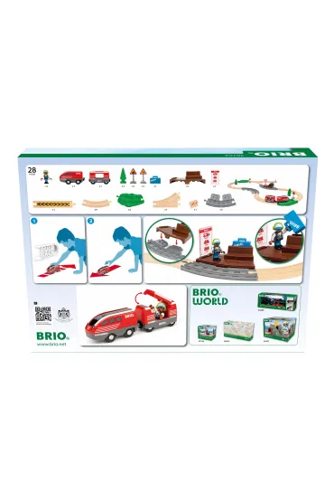 Brio Zestaw Pull Back Train Ravensburger