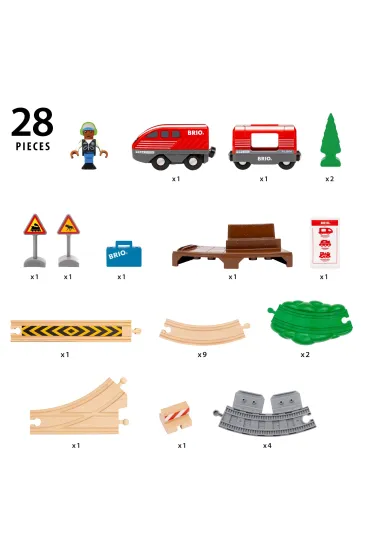 Brio Zestaw Pull Back Train Ravensburger