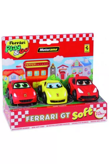 Ferrari GT Soft - Zestaw 3 aut * Tm Toys