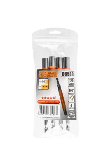 C6588 UCHWYT DO GROT�W Z TULEJ� 120MM MAGNET. 4 szt.