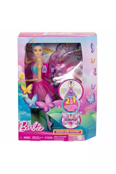 Barbie. Motylkowa baletnica Lalka 2w1 Mattel