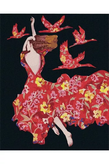 Ideyka Malowanie po numerach - Loty we �nie 40x50cm
