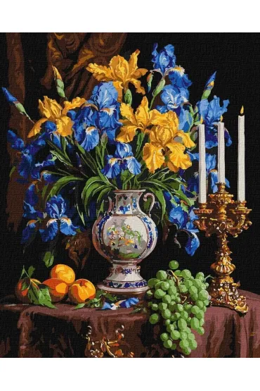 Ideyka Malowanie po numerach - Wspania�e irysy 40x50cm