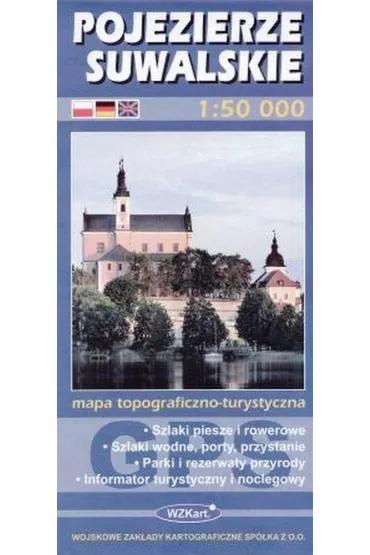 Pojezierze Suwalskie mapa 1:50 000