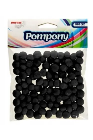 Brewis Pompony czarne 10mm