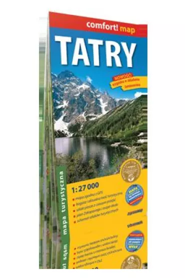 Tatry comfort! map laminowana mapa turystyczna 1:27 000