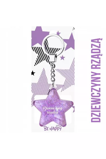 Be-Happy Gifts Brelok Gwiazdka Dziewczyny rz�dz�