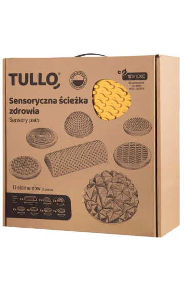 Tullo Fizjo �cie�ka sensoryczna 11 szt. pastelowa