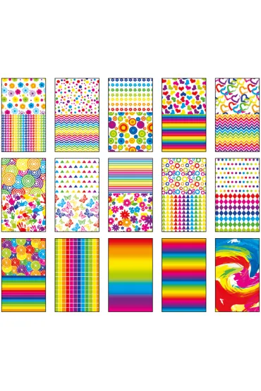 Happy Color Blok z motywami COLORS A4 27 motyw�w 80g 15 kartek