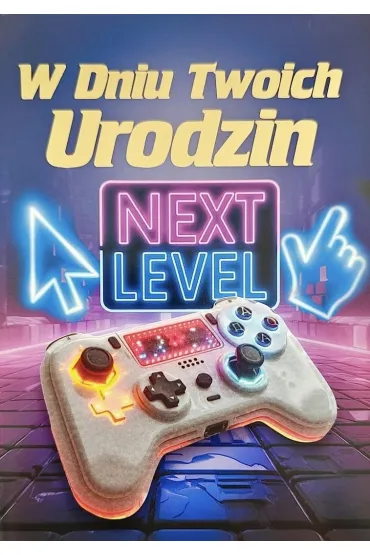 Yeku Karnet Urodziny gracz pad