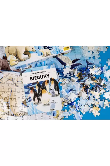 Puzzle 220 el. Bieguny. Ratujmy planet�. + ksi��ka Wilga Play - Tom  Ester