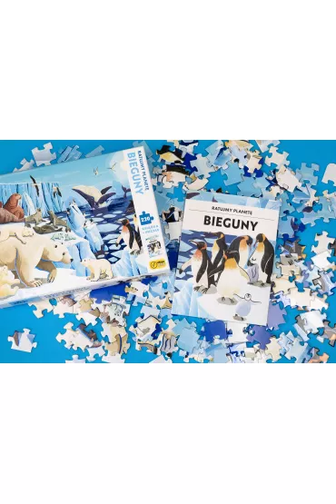 Puzzle 220 el. Bieguny. Ratujmy planet�. + ksi��ka Wilga Play - Tom  Ester