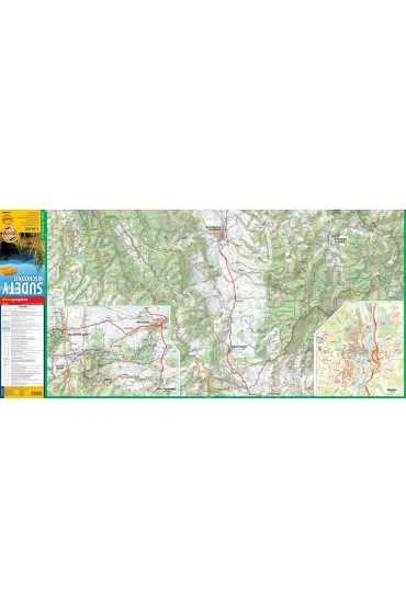 Sudety Wschodnie mapa turystyczna 1:60 000 laminat 2024