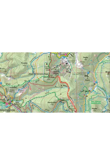 Sudety Wschodnie mapa turystyczna 1:60 000 laminat 2024