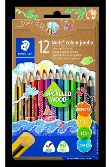 Staedtler Kredki tr�jk�tne Jumbo Noris Colour 12 szt.