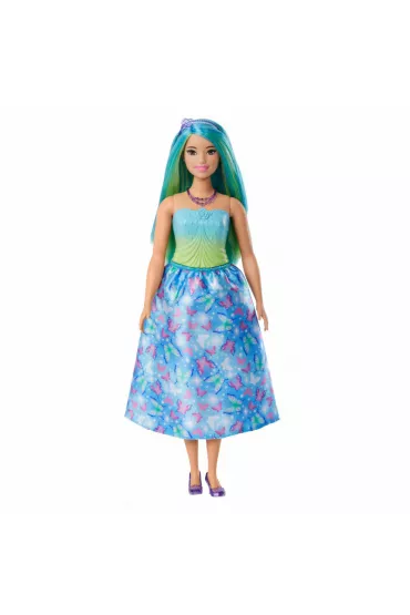 Barbie. Ksi�niczka Lalka Niebiesko-zielony str�j Mattel