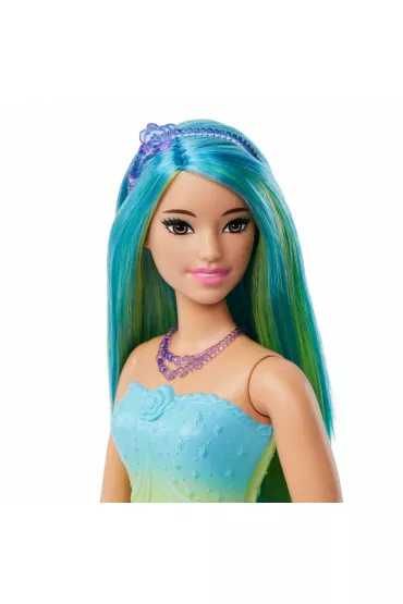 Barbie. Ksi�niczka Lalka Niebiesko-zielony str�j Mattel