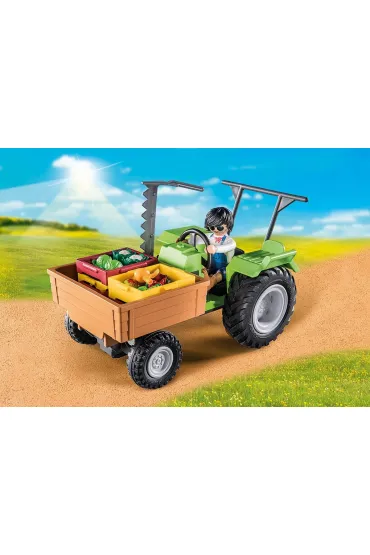 Playmobil Country Traktor z przyczep� 71249