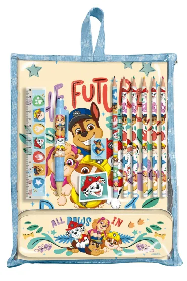 KIDS EUROSWAN Zestaw pi�mienniczy Paw Patrol 12 el. PW19955