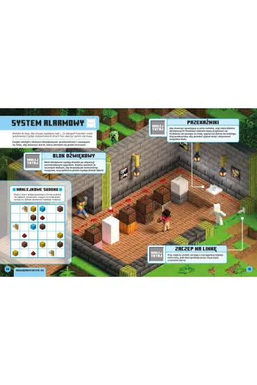 Minecraft Naklejkowa przygoda. Czerwienit