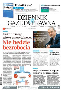 ePrasa Dziennik Gazeta Prawna 243/2015