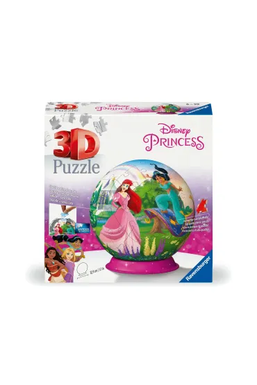 Puzzle Kula 72 el. 3D Ksi�niczki Disney'a Ravensburger