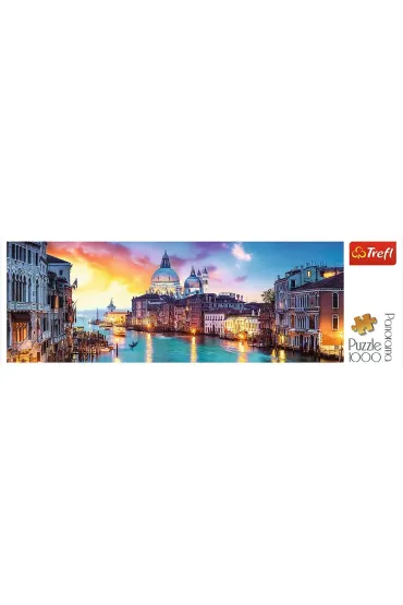 Puzzle panoramiczne 1000 el. Canal Grande, Wenecja Trefl