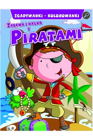 Zgadywanki kolorowanki z piratami