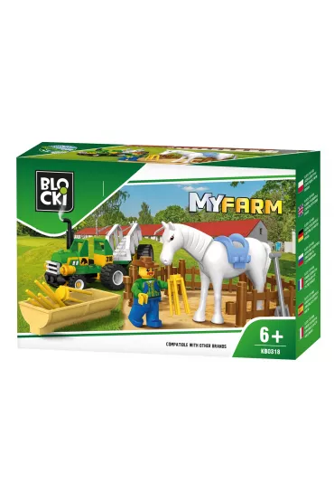Klocki Blocki MyFarm Ma�y ci�gnik